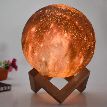 Galaxy Moon Lamp